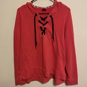 Pink hoodie